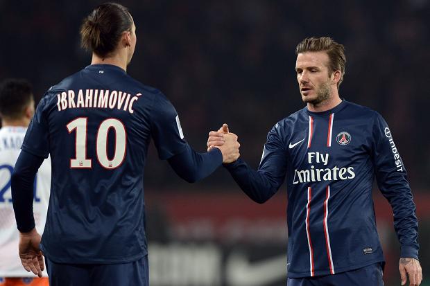 Paris Saint-Germain striker Zlatan Ibrahimovic has urged David Beckham to extend his stay at the Parc des Princes.