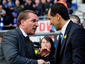 Brendan Rodgers and Roberto Martinez will meet for the first time as respective bosses of Merseyside giants Liverpool and Everton this Saturday