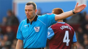 Referee Kevin Friend wrongly dismissed Sunderland defender Wes Brown in the Black Cats 2-0 defeat at Sunderland