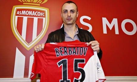 Dimitar Berbatov joined Monaco from Fulham on loan for the rest of the season on deadline day