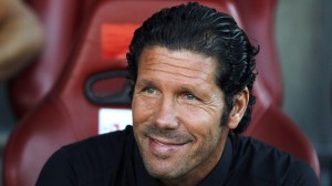 Atletico Madrid boss Diego Simeone could achieve an unlikely double of La Liga and Champions League this season