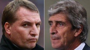 Liverpool boss Brendan Rodgers and City counterpart Manuel Pellegrini will be looking for sides to gain the upper hand in the title race in Sunday's crunch clash