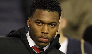 Liverpool will be without England striker Daniel Sturridge for up to a month