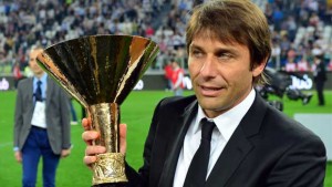 Antonio Conte won three league titles with Juventus between 2011 and 2014