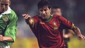 Luis Figo in the 1994 Under-21 Championship