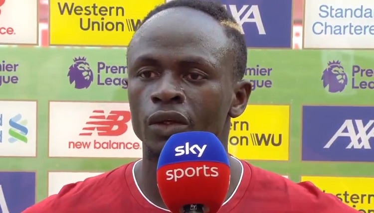 Sadio Mane Reacts To Liverpool's Hard-Earned Win Over Aston Villa (Video) - Soccer News