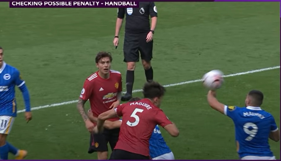 VAR Awards Manchester United Penalty Against Brighton And Hove Albion ...