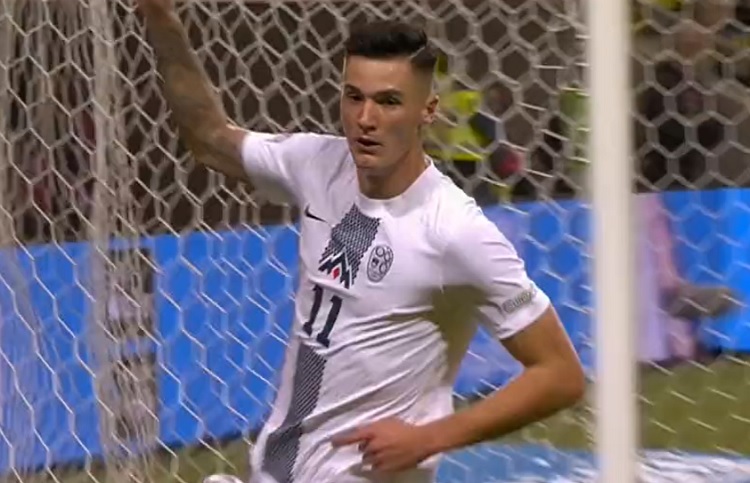 Звезда «РБ Зальцбург» Бенджамин Сеско забивает гол в стиле Ван Бастена за Словению в жеребьевке в Швеции (видео)