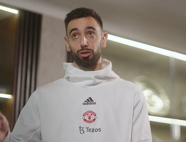 Manchester United star Bruno Fernandes opens up on his work with Erik ten Hag (Video)